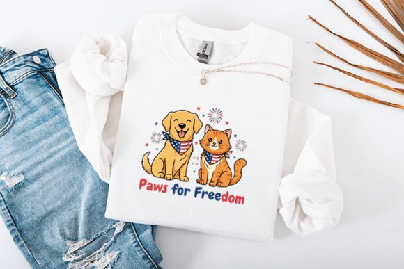 Paws for Freedom SVG