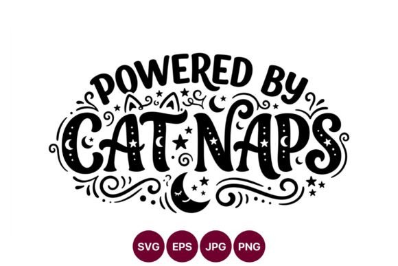 Powered by Cat Naps Hand Lettering